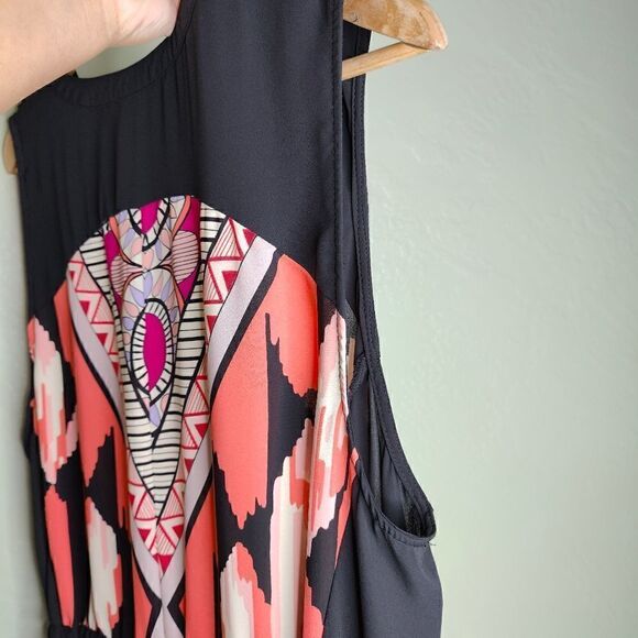 Pure Energy Plus Size Boho Print Maxi Dress - Picture 9 of 15